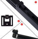 Barn Door Soft Close Kit in Black
