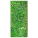 Upper Connecticut River Map Home Decor Art Print on Real Wood