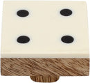 Mascot Hardware Casino 1-3/7 in. Numero 1, 2, 3, 4, 5, 6 Drawer Cabinet Knob