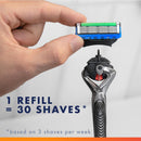 Gillette ProGlide Razor Refills for Men, 4 Razor Blade Refills