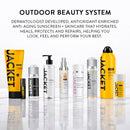 JACKET Sunscreen SPF 50+ | Mineral Sunscreen with Vitamin C | Water Resistant 80 Min, Natural, Reef Safe | UVA/UVB Broad Spectrum Protection for Face & Body, 4 FL Oz