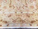 Vintage Turkish Oushak Area Rug 6x9, Wool Hand-Knotted