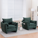 Sharp-Angle Modern Chair - Suitable for a variety of scenarios, this is a stylish single seat for modern spaces Green
