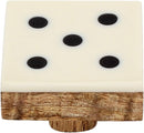 Mascot Hardware Casino 1-3/7 in. Numero 1, 2, 3, 4, 5, 6 Drawer Cabinet Knob