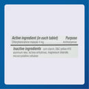 MAJOR 4 Hour Allergy Tablets - Chlorpheniramine Maleate 4mg - Antihistamine - 24 Count (1 Pack)
