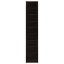 Eliam 71-inch 8-shelf Bookcase Cappuccino