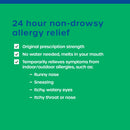 HealthCareAisle Allergy Relief - Loratadine 10 mg Orally Disintegrating Tablets USP - 30 Tablets - Original Prescription Strength  Allergy Medication, 24-Hour Relief