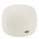 Round Pouf Ottoman Foot Rest, 20"x15"
