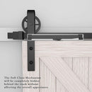 Barn Door Soft Close Kit in Black