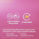 HealthA2Z Fexofenadine Hydrochloride 180mg, Antihistamine for Allergy Relief, 24-Hour Antihistamine for Allergy Relief (120 Count (Pack of 1))