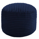 Round Pouf Ottoman Foot Rest, 20"x15"