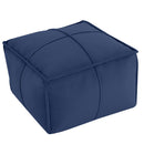 Round Pouf Ottoman Foot Rest, 20"x15"