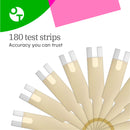 OneTouch Verio Test Strips for Diabetes Value Pack - 180 Count | Diabetic Test Strips for Blood Sugar Monitor | Home Self Glucose Testing | 6 Boxes, 30 Test Strips Per Pack