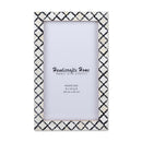 Poster Picture Frame Moroccan Bone & Resin Inlay Collection in 9 Sizes, Black