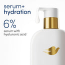 Dove Body Wash Hydration Boost Actively drenches dry skin 6% hydration serum with hyaluronic 30 fl oz