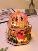 Miniature Wizardi Roombox Kit - Dessert Cafe Dollhouse Kit