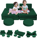 8-Piece Kids Play Couch Solid Color