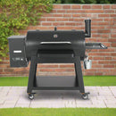 62-Inch Heavy-Duty Portable Wood Pellet BBQ Grill With Cart (SAK91308)