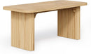 62 Inch Home Office Computer Desk Textured Double Base