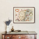 Vintage Map of China 1623