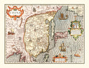 Vintage Map of China 1623