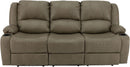 80 Inch Powered Triple Wall Hugger RV Recliner Sofa