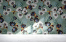 Flower Blossom Botanical Gardens Design Mural.