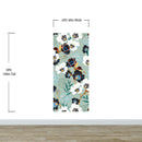 Flower Blossom Botanical Gardens Design Mural.