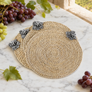 Grape Twisted Seagrass Placemats - set of 4