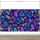 Bright Colorful Fern Arrangement Mural.