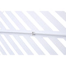 Outdoor & Indoor Privacy Screen Metal Privacy Screen 76' H×48' W, Freestanding Decorative Privacy Screen for Deck Balcony Patio, Privacy Fence Panels for Outside Lawn Garden PS113 WHITE