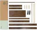 Queen Size Solid Wood Platform Bed Frame With Headboard