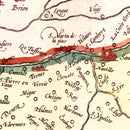 Vintage Map of Anjou France, 1623