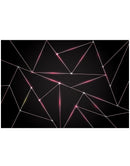 Luxury Polygonal Triangle Pattern Lines Shape. Peel and Stick Wall Mural.