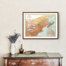 Vintage Map of Canada & Northern United States 1871