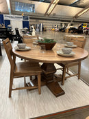 Banks Pedestal Round Dining Table