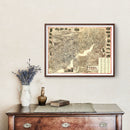 Vintage Map of Norwalk, Connecticut 1899