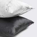 Charcoal Satin Pillowcase - Standard