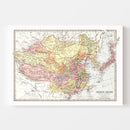 Vintage Map of China & Japan 1871