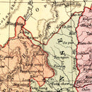 Vintage Map of China & Japan 1871
