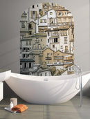 Arch Doorway Wall Decal. European Charming Small Village Town Arch Peel and Stick Wall Decal. Removable Graphic.