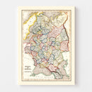 Vintage Map of Russia 1832