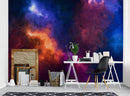 Space Galaxy Nebula Wall Mural Peel and Sticker Wallpaper.