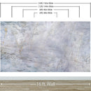 Natural Marble Stone Slate Peel and Stick Wall Mural.
