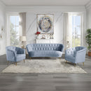 Bayram - Sofa - Light Gray Velvet