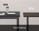 63 Inch Black Computer Desk For Home Office Setup And Study