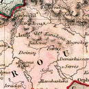 Vintage Map of Turkey in Europe 1832