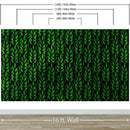 Leaves and Vines Farmland Theme Wall Mural. Green Crops Illustration Background.