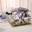 Miniature Wizardi Roombox Kit - Villa Monet's Garden. Dollhouse Kit