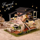 Miniature Wizardi Roombox Kit - Villa Monet's Garden. Dollhouse Kit